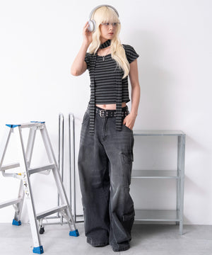 ブラックボーダー　モデル：166cm F着用