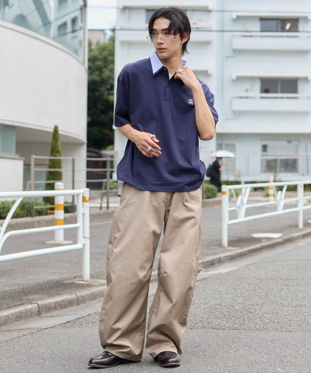 ネイビー　モデル：175cm L着用　