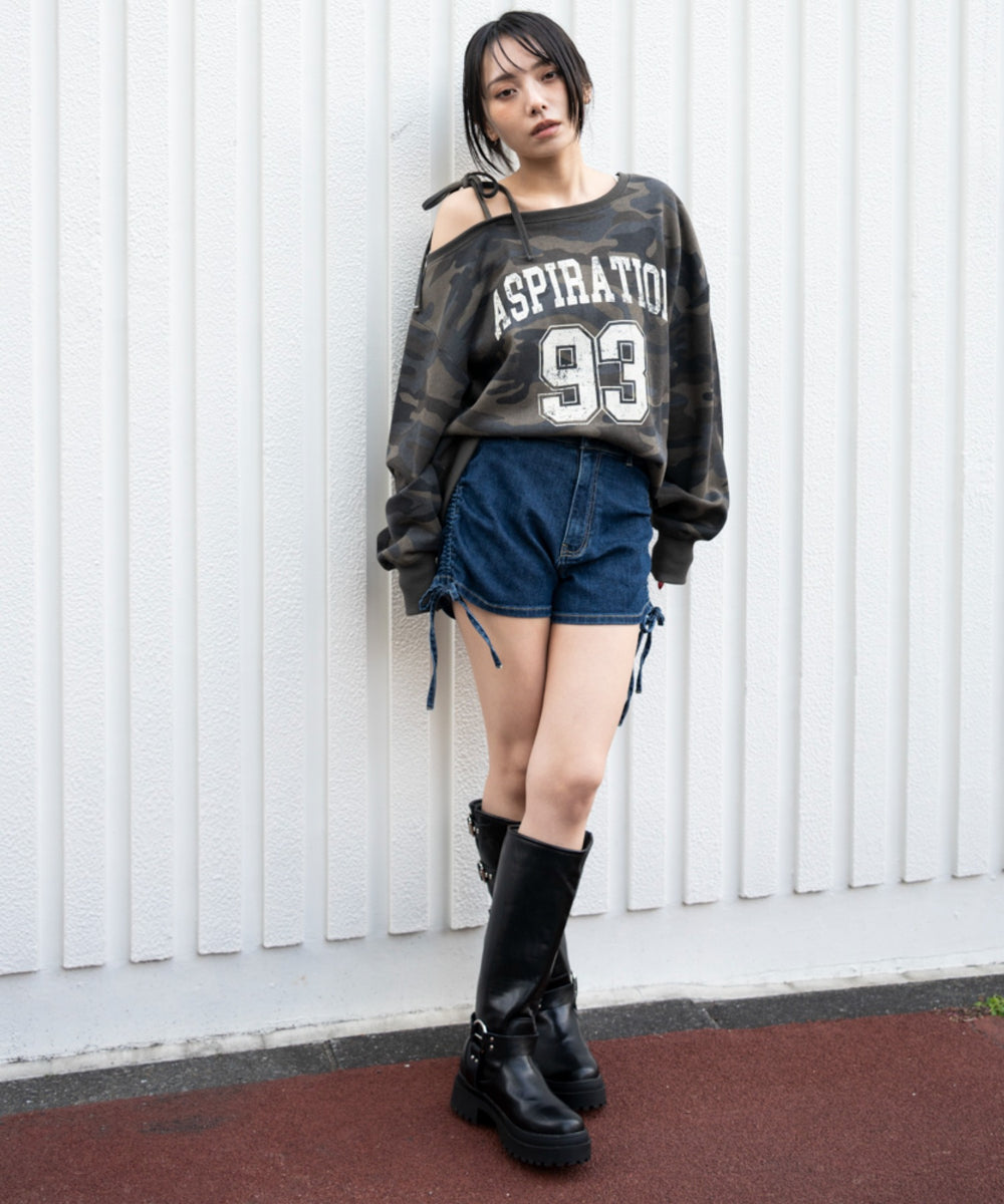 デニム濃 モデル：159cm F着用