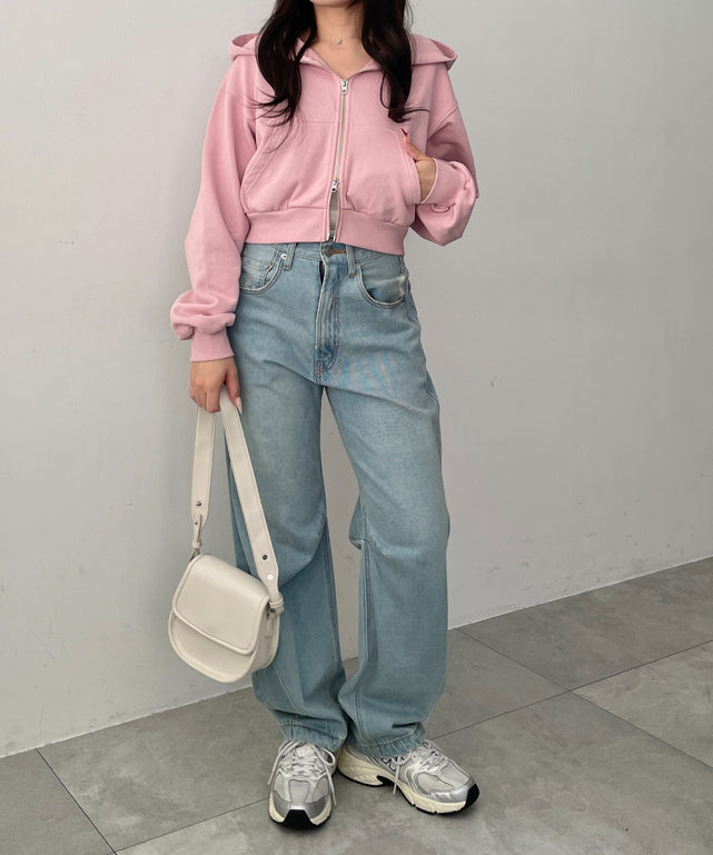 ピンク モデル：155cm F着用