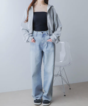 杢グレー モデル：160cm F着用