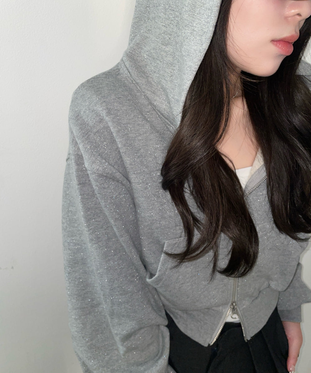 ググレーソノタ(ラメ) モデル：155cm F着用レーソノタ モデル：155cm F着用