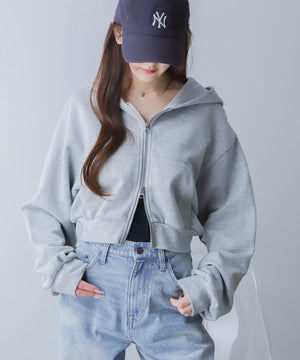 杢グレー モデル：160cm F着用