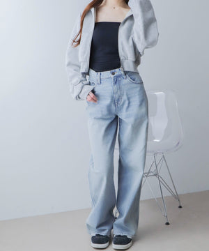 杢グレー モデル：160cm F着用