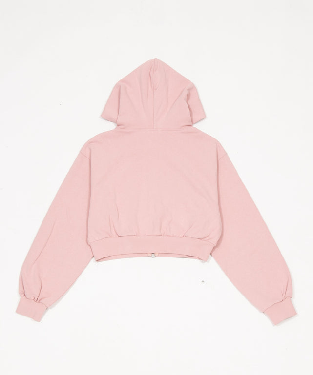 ショートZIPパーカー