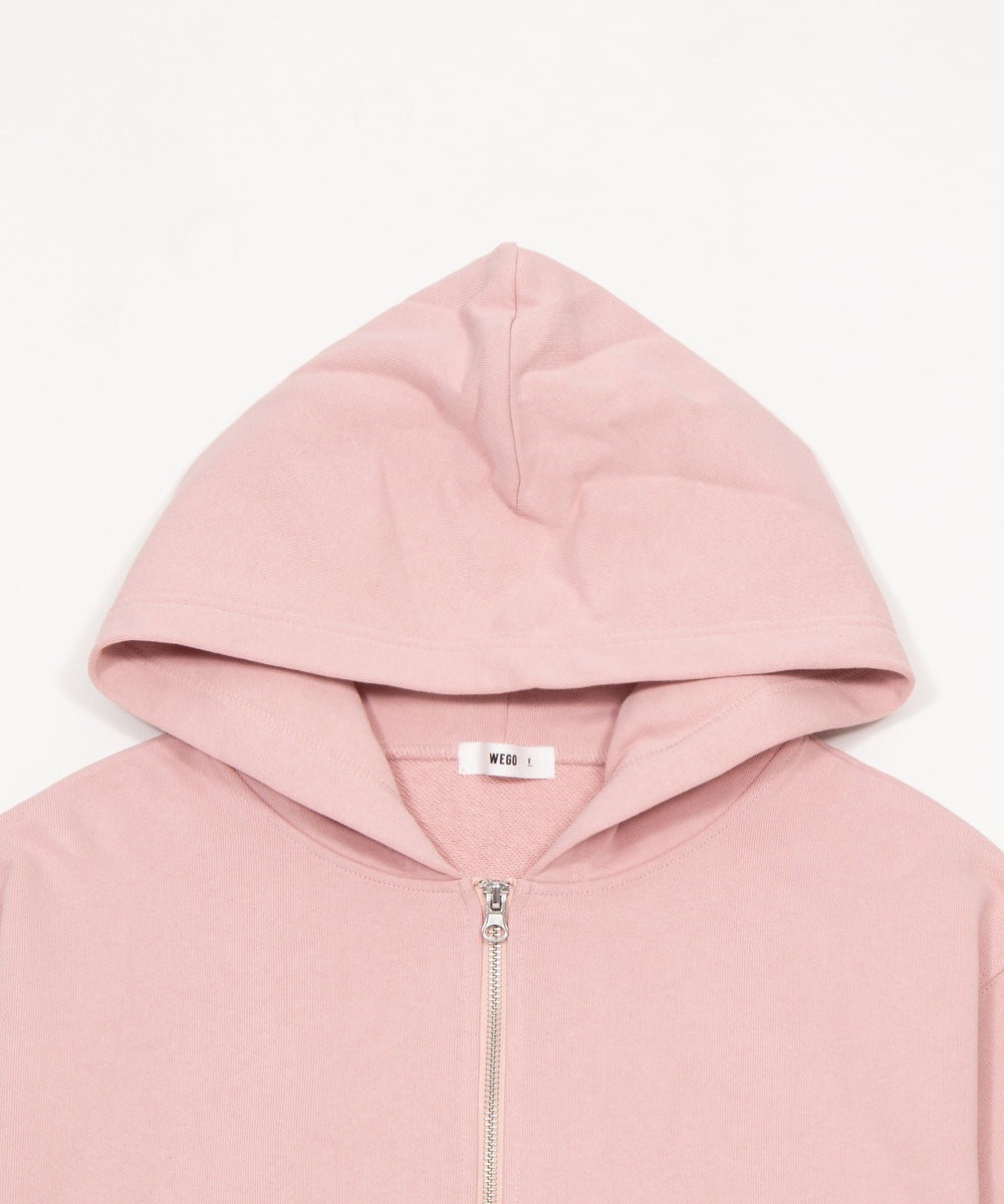 ショートZIPパーカー