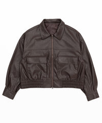 PUショートジャケット