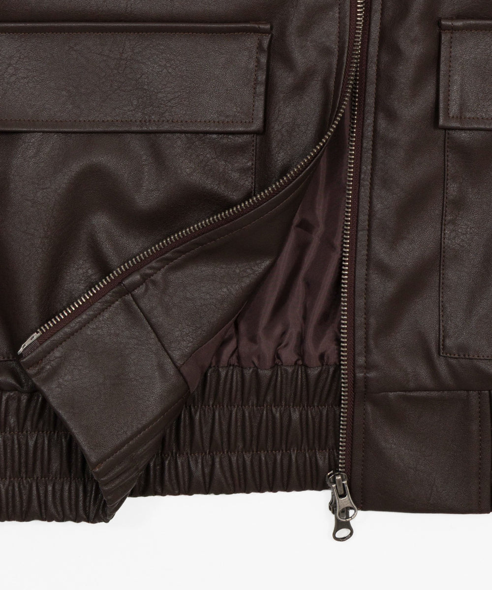 PUショートジャケット