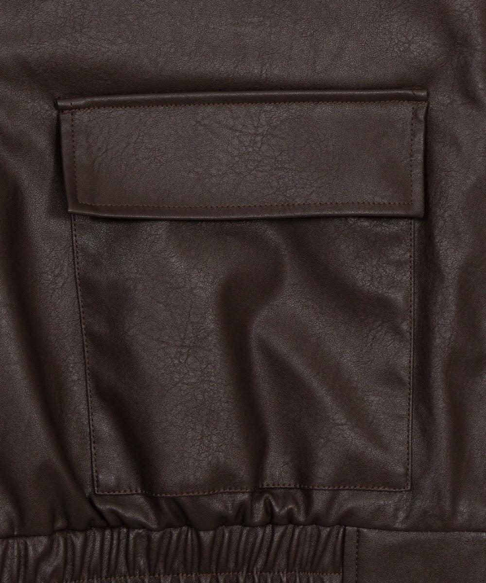 PUショートジャケット