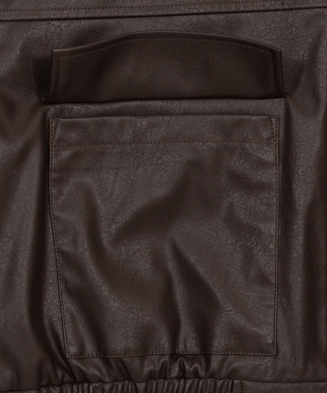 PUショートジャケット