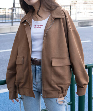 ベージュ　モデル：155cm F着用