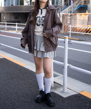 ブラウン　モデル：155cm F着用