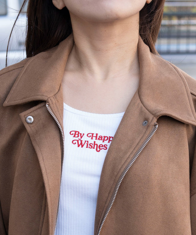 スウェードポンチジャケット