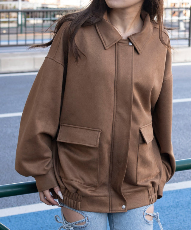 ベージュ　モデル：155cm F着用