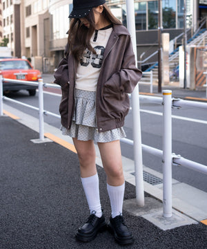 ブラウン　モデル：155cm F着用