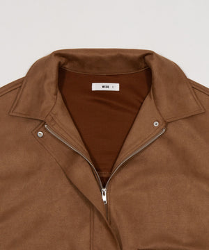 スウェードポンチジャケット