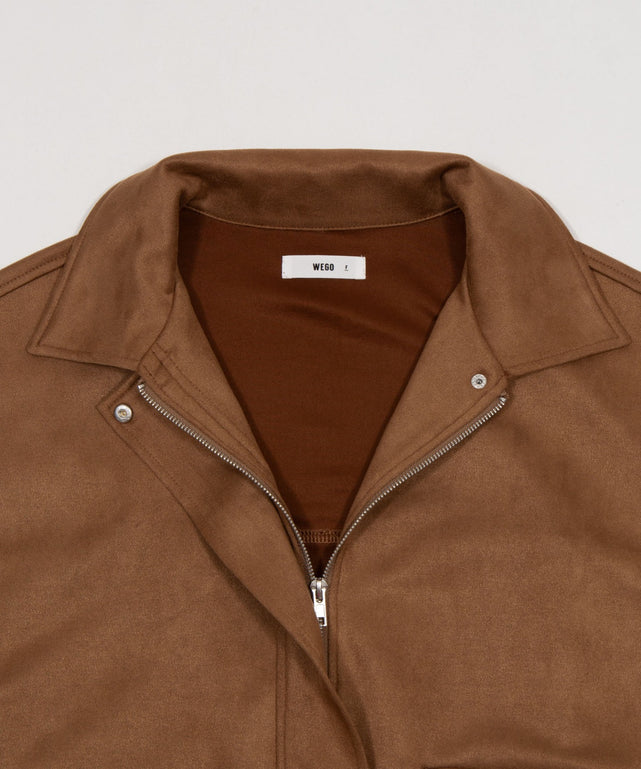 スウェードポンチジャケット