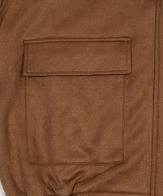 スウェードポンチジャケット