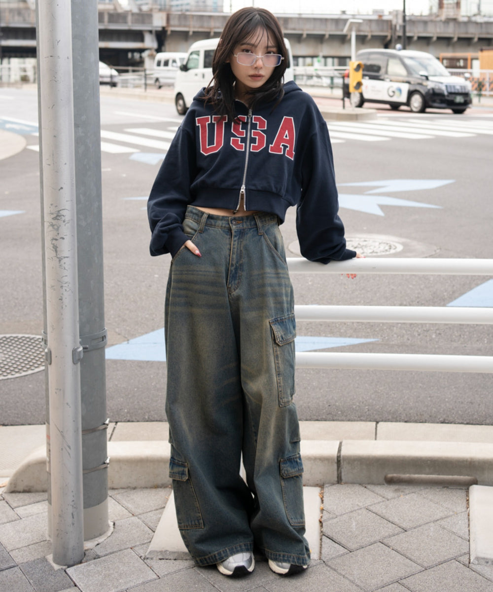 ネイビー モデル：159cm F着用