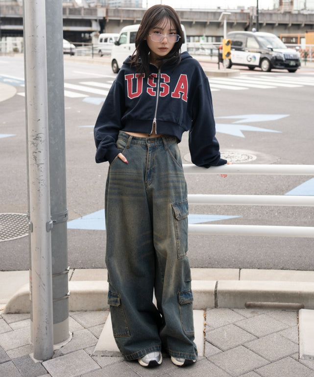 ネイビー モデル：159cm F着用