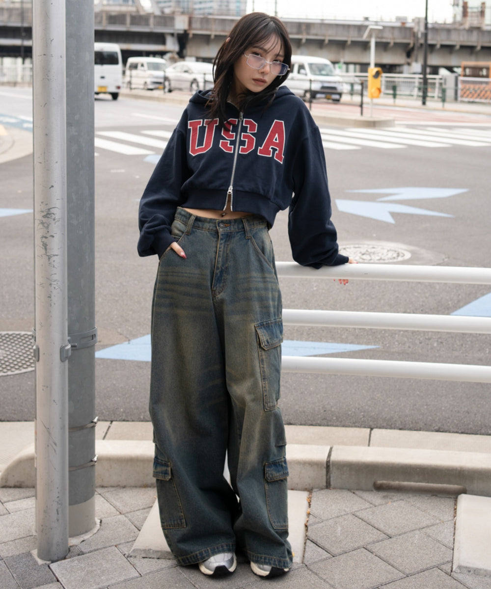 ネイビー モデル：159cm F着用