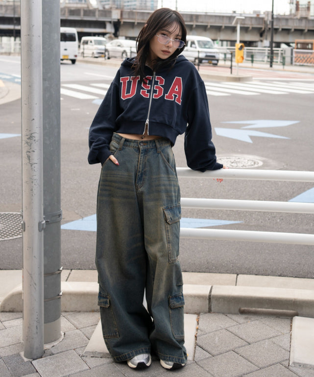 ネイビー モデル：159cm F着用