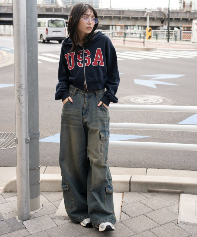 ネイビー モデル：159cm F着用