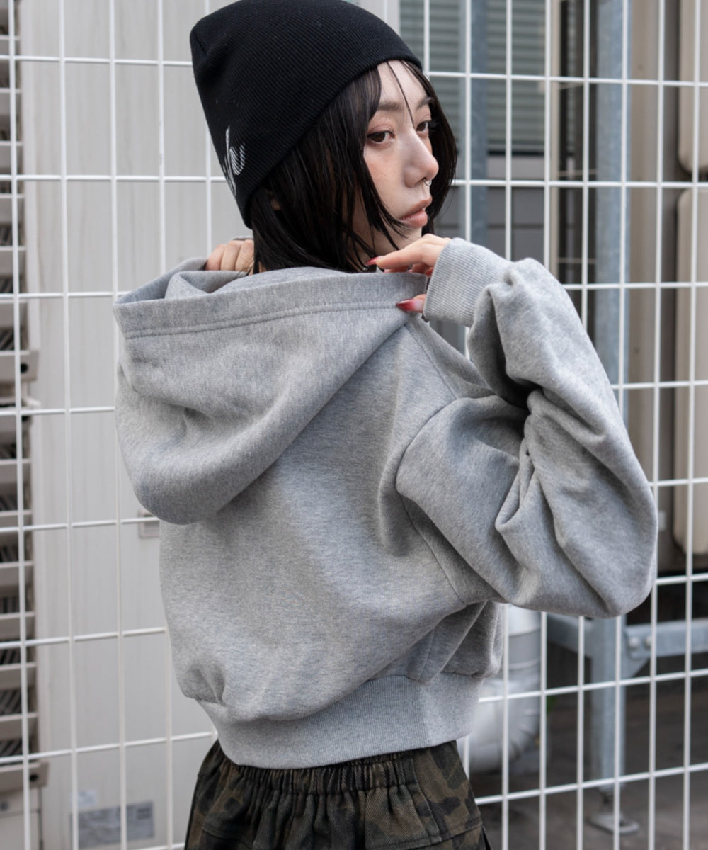 杢グレー モデル：159cm F着用