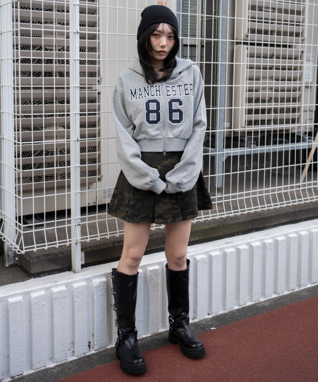 杢グレー モデル：159cm F着用