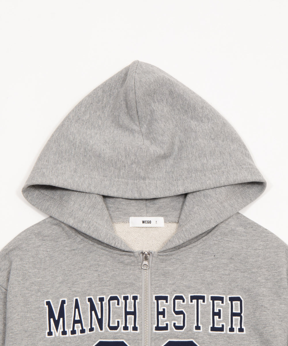 グラフィックショートZIPパーカー