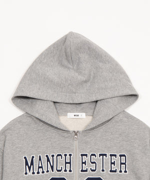 グラフィックショートZIPパーカー