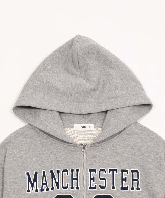 グラフィックショートZIPパーカー