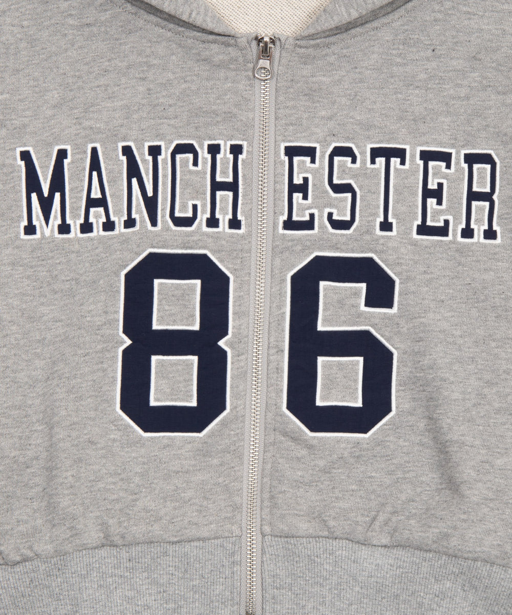 グラフィックショートZIPパーカー