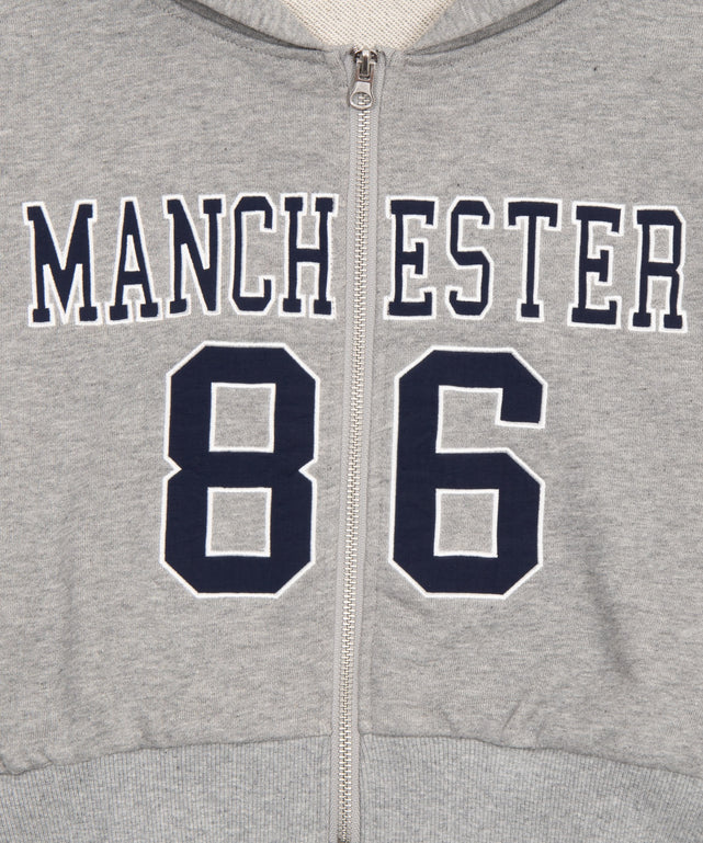 グラフィックショートZIPパーカー