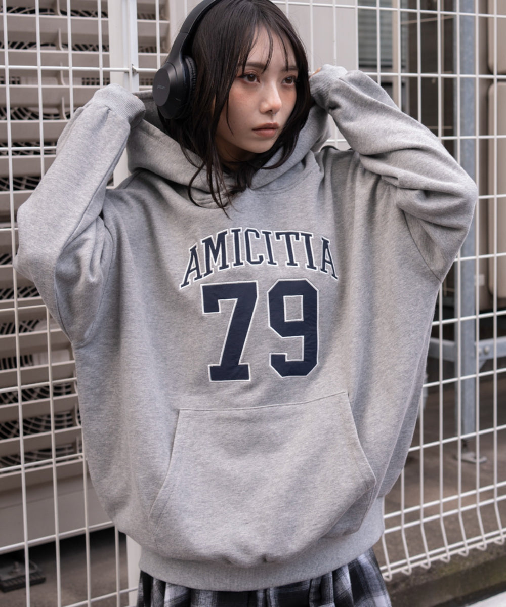 杢グレー モデル：159cm F着用