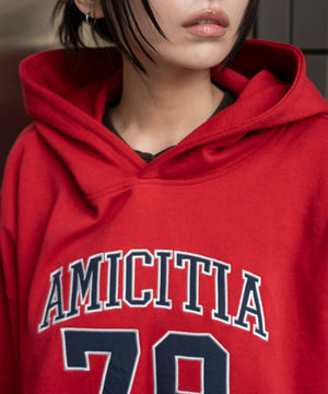 グラフィックビッグプルパーカー