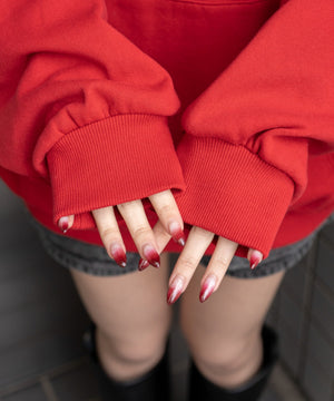 グラフィックビッグプルパーカー