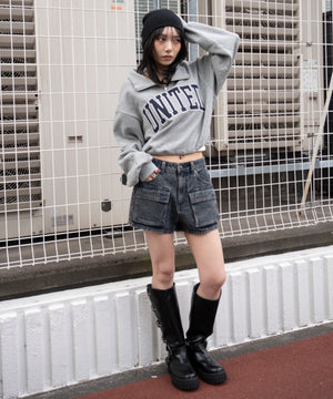 杢グレー モデル：159cm F着用