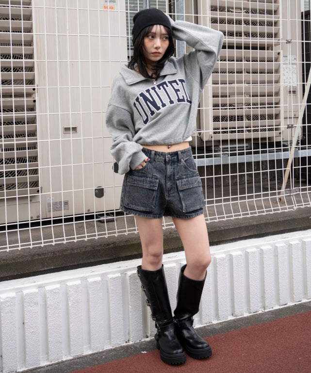 杢グレー モデル：159cm F着用