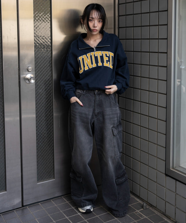 ネイビー モデル：159cm F着用