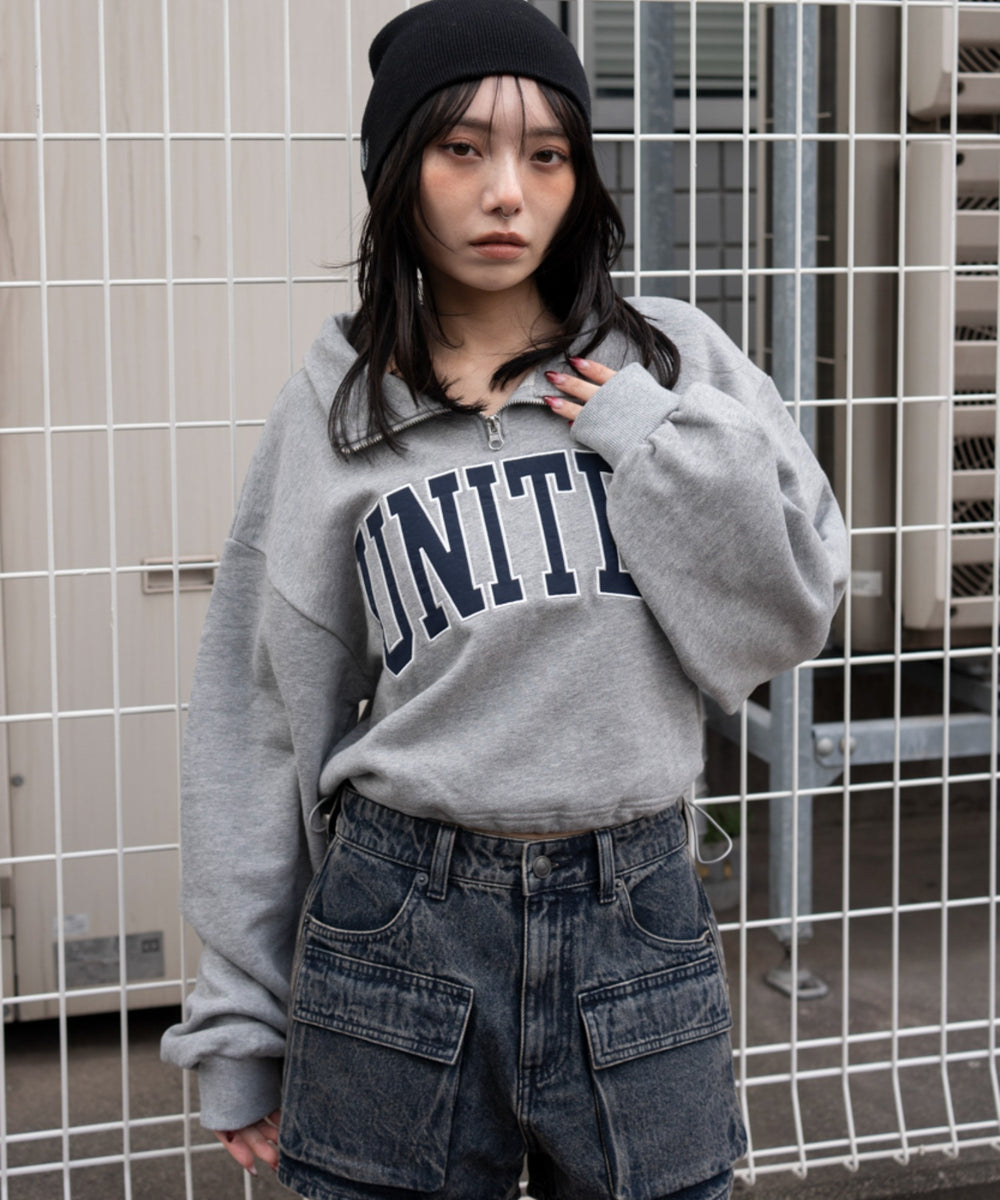 杢グレー モデル：159cm F着用