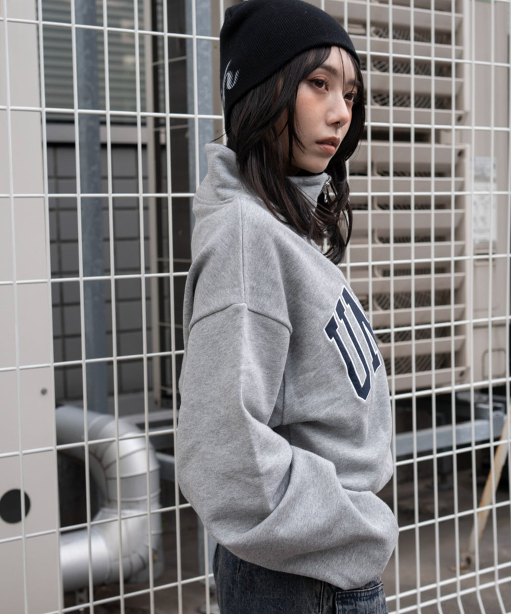 杢グレー モデル：159cm F着用