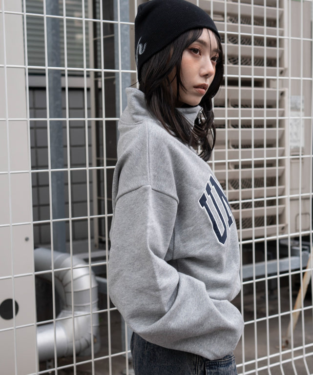 杢グレー モデル：159cm F着用