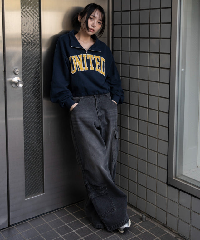 ネイビー モデル：159cm F着用