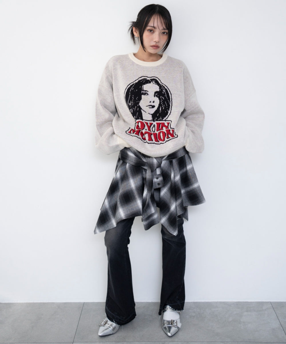 柄4 モデル：159cm F着用