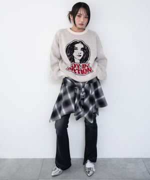 柄4 モデル：159cm F着用