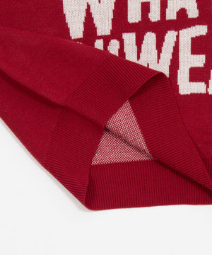 グラフィックニットプルオーバー