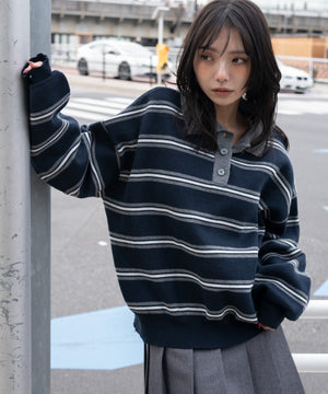 ブルーボーダー モデル：159cm F着用