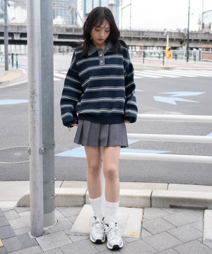 ブルーボーダー モデル：159cm F着用