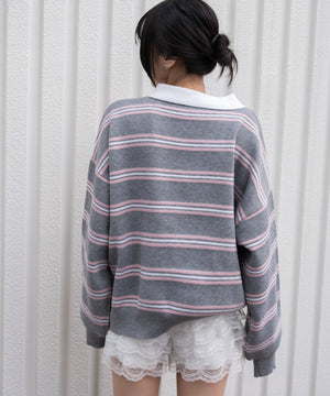 グレーボーダー モデル：159cm F着用